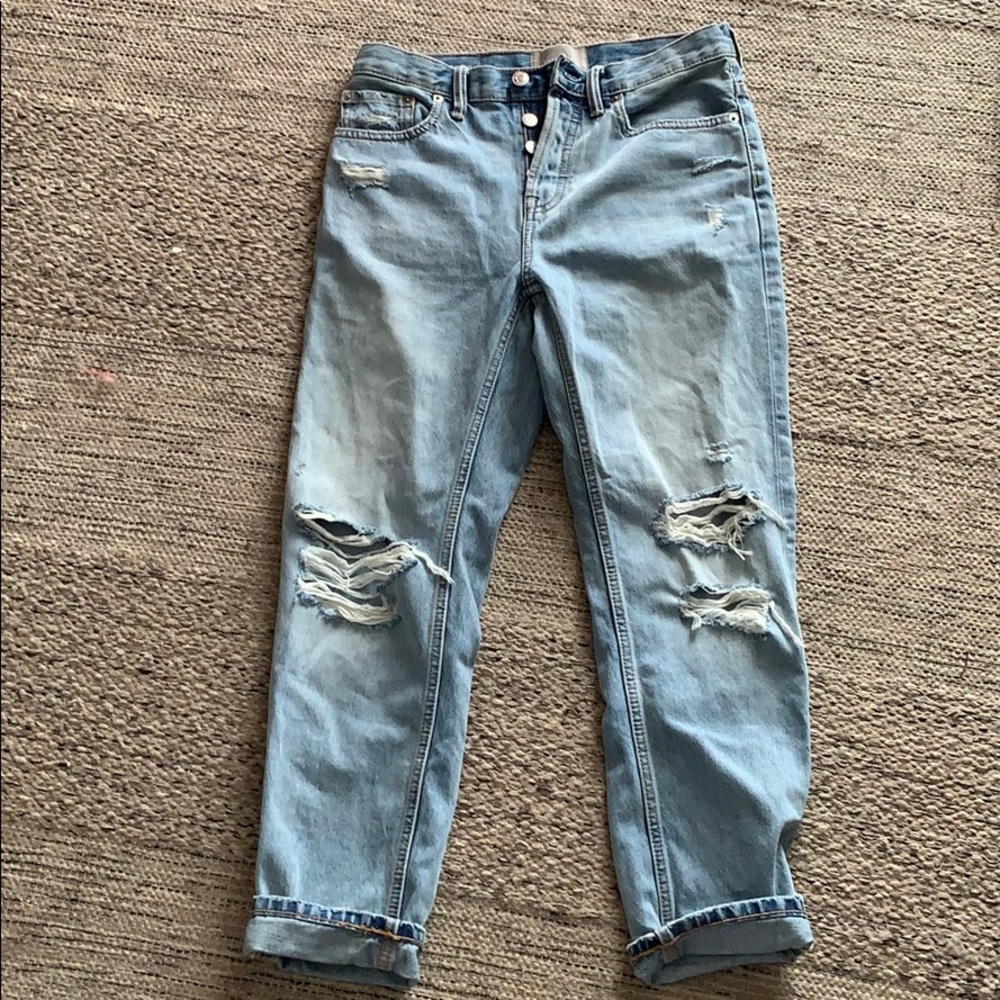 Everlane Edition 3 Distressed Boyfriend Jeans